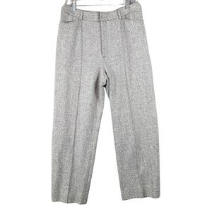 New Man Collection Pants Womens‎ 46P Wool Blend Gray Straight High Rise Stretch